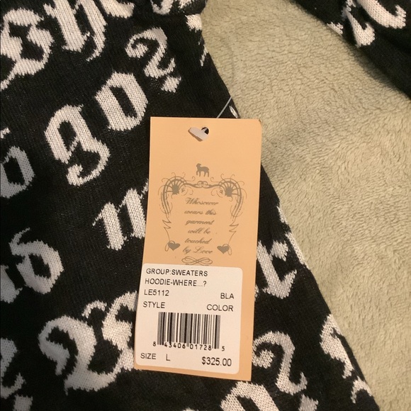 🎁L.A.M.B. NWT Gwen Stefani cashmere hoodie lamb - Picture 9 of 13